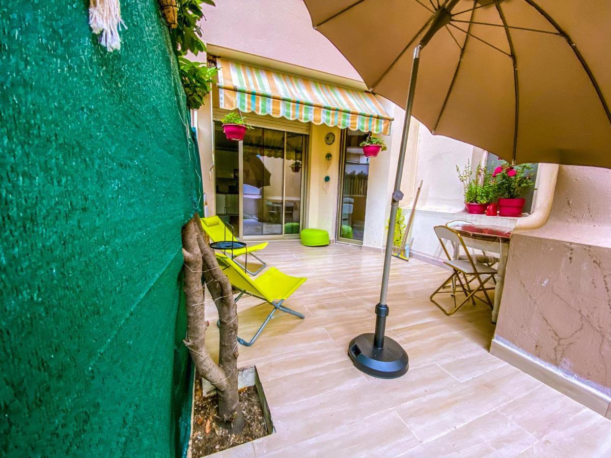 50M Plage / 200M Hippodrome 2 Pieces Jardin Garage กาญเนอ-ซูร์-แมร์ ภายนอก รูปภาพ